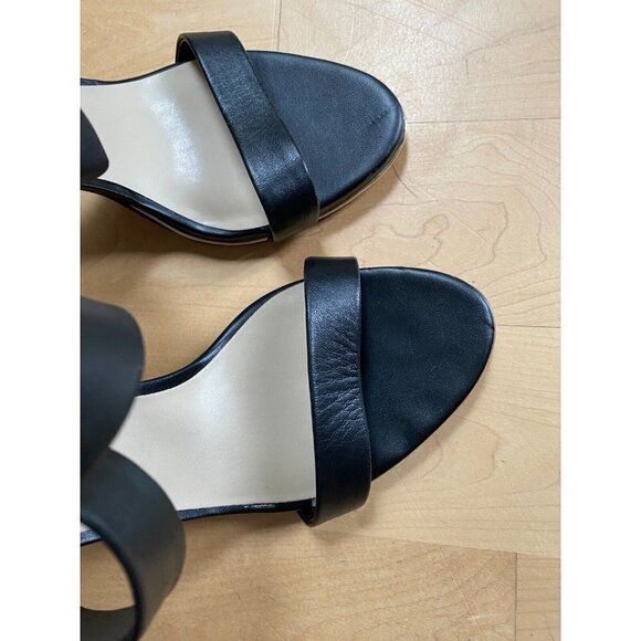 Kenneth Cole NY  "Brooke Cross" Black Women sz 8 NEW heel sandal strappy - Picture 6 of 8